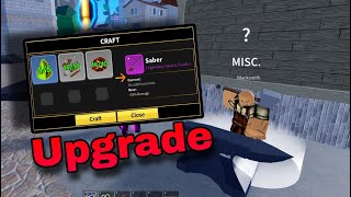 How to Upgrade Saber With Blacksmith BLOXFRUITS UPD 23 [upl. by Tinaret]