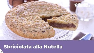 SBRICIOLATA ALLA NUTELLA Ricetta semplice [upl. by Conant122]