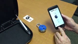 How to check battery life status on the SafeTech bluetooth app for The Gun Box  Echo Models [upl. by Langill]