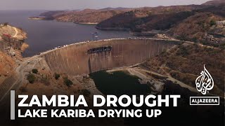 Zambia endures 20 hour power cuts as Lake Karibas water levels drop impacting electricity supply [upl. by Dahs805]