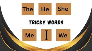 Mastering Tricky Words  Sight Words  Sentences with Tricky Words for kindergarten [upl. by Margaux340]