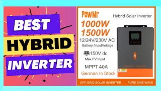 15KW 1KW Hybrid Inverter DC 12V24V to 230V AC BuiltIn 40Amp Solar Charge [upl. by Vite]