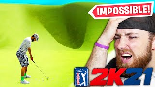 THE WORLDS HARDEST GOLF COURSE PGA Tour 2K21 Gameplay [upl. by Hatfield]