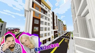 NINA  KAAN REAGIEREN AUF MODERNE STADT BEI MINECRAFT Glashaus Turnhalle Krankenhaus KaNiZocken [upl. by Iong]