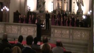 B Britten quotA Hymn to the Virginquot Coro Licabella Milano 13Apr2014 [upl. by Orren]