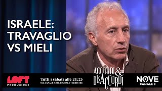 Israele Travaglio vs Mieli [upl. by Anauqcaj]