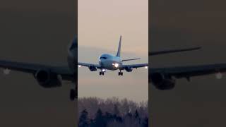 B737200 Landing Approach With ATC Communications [upl. by Timon]