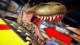 I GOT EATEN BY A TREX Hot Wheels Unleashed 2 [upl. by Bunce]