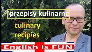 Przepisy kulinarne  Culinary recipes  Źle  Matura [upl. by Wasson]