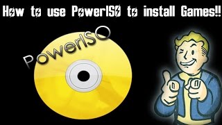 How to Use PowerISO to Install Games [upl. by Shifrah508]