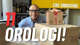 11 orologi in un solo unboxing mai viste tante novità in un solo video [upl. by Rebm484]