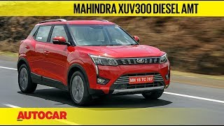 Mahindra XUV300 Diesel AMT  First Drive Review  Autocar India [upl. by Gardener936]