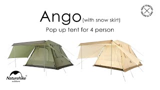 Naturehike Ango Pop up tent for 4 person [upl. by Adirem]