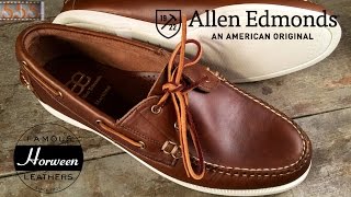 Review Allen Edmonds Maritime Boat Shoes  Horween Chromexcel TopSiders [upl. by Liuqa961]