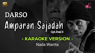 DINA AMPARAN SAJADAH NADA WANITA  DARSO  KARAOKE LIRIK [upl. by Erej]