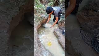 Sand sieving to filter gold [upl. by Efinnej]