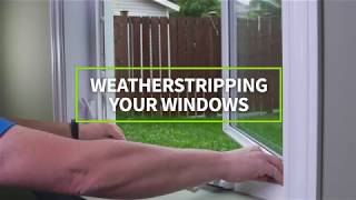 Weatherstripping Your Windows [upl. by Liesa]