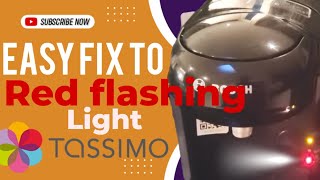 Descale Your Tassimo Coffee Machine and stop the Red Flashing Light [upl. by Emyaj]