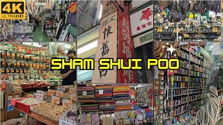 Grassroots Local Street Flea Market Apliu Street Sham Shui Po Ourdoor Market Walkthrough 鴨寮街深水埗 [upl. by Alraep288]