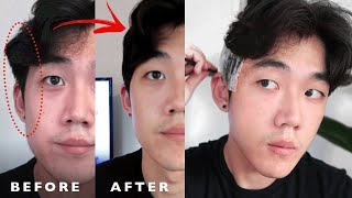 Korean Down Perm Tutorial for Thick Side Hair  Brute Choi [upl. by Beutler]