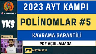 POLİNOMLAR 5 2023 YKS POLİNOM DENKLEMİ GRAFİKLER 2023yks [upl. by Nekcerb]