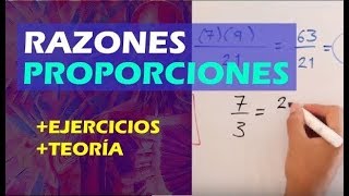 ☀ RAZONES Y PROPORCIONES ¿QUE ES [upl. by Nylatsirhc]