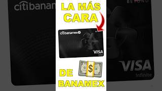 🤫 Esta es la TARJETA más CARA y EXCLUSIVA de Banamex finanzaspersonales [upl. by Llerrem]