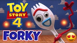 TOY STORY 4  FORKY JUGUETE que HABLA y CANTA Junio 2019 Thinkaway Toys Review [upl. by Anivram]