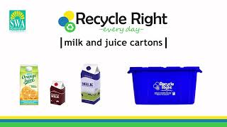 2024 Solid Waste Authority of PBC recycle milk juice cartons 30s [upl. by Olwen]