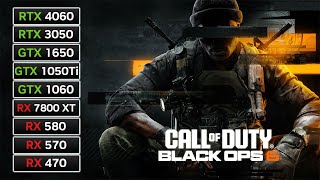 9 GPUs  Call of Duty Black Ops 6  RX 7800 XT RX 580 RX 570 RX 470 RTX 4060 RTX 3050 GTX 1650 [upl. by Berl852]