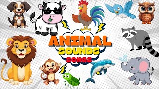 Animals Sound Song A1 Animals Sound For Kids Voovly Tv [upl. by Gwenni306]