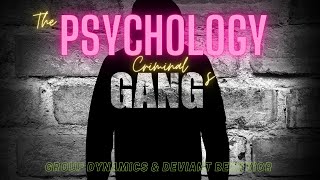 The Psychology of Criminal Gangs I Group Dynamics I Deviant Behavior [upl. by Ardua228]