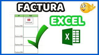 🧾Como Insertar una Factura en Excel ICONO de FACTURA TRUCO INSERTAR FACTURA EXCEL [upl. by Oam]