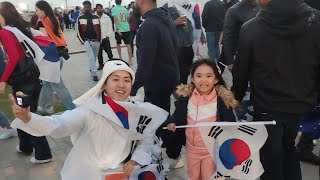 SOUTH KOREA ASIANCUP MATCH  Vlog  Asian Football cup 2024 [upl. by Anneirb]