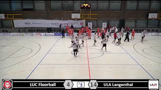 Match LUC 1ère ligue  LUC Floorball  ULA Langenthal 13012024 [upl. by Dasha]