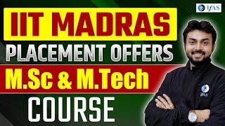 IIT Madras Placements opportunities 2025  IIT Madras Placement for MSc Chemistry amp MTech  IFAS [upl. by Inej]