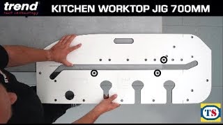 Trend Kitchen Worktop Jig 700mm  Item 94888 [upl. by Aonian]