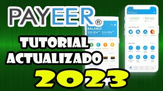 Payeer Tutorial Actualizado 2023  Cómo Usar Payeer Paso a Paso [upl. by Cychosz]