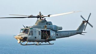 US tests extreme trajectory flight of Bell UH 1Y Venom utility helicopter [upl. by Ennayt]