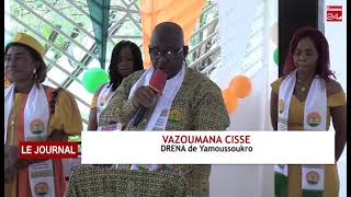 YAMOUSSOUKRO Célébration de neuf institutrices qui font valoir leurs droits à la retraite [upl. by Heyra197]