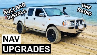 Navara D22 Bullbar amp UHF Radio Install  How To [upl. by Hsot]