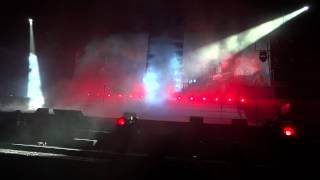 HD Johnny Hallyday Intro concert 2012 au stade de Genève 0206 [upl. by Aisenat]