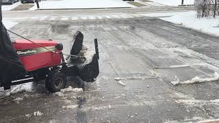 Snowblowing the Back Driveway [upl. by Sculley]