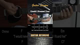 Until I Found You  Stephen Sanchez  EASY Guitar Tutorial with Chords  Lyrics [upl. by Misha]