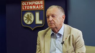 JeanMichel Aulas quotDie Gehaltsansprüche der Spielerinnen sind zeitgemäßquot [upl. by Hilten]