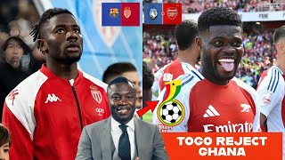 INFO🇬🇭 2 REASONS WHY GHANA IS IN TROUBLE…SALISU ON BARCA…PARTEY amp ARSENAL IN UCL  BLACK STARS NEWS [upl. by Assirolc]