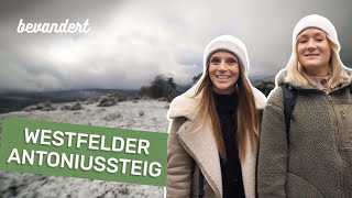 Eine schneeweiße Wanderung im Winterwonderland über den Westfelder Antoniussteig  bevandert Vlog [upl. by Zampino]