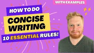 How to do Concise Writing  10 Essential Rules [upl. by Marty]