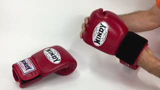 Boxing Gloves WINDY Special red [upl. by Vevine]