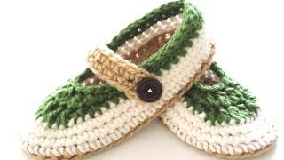 Crochet St Patty Slapper Slippers  Part 2  Sides [upl. by Nairehs]